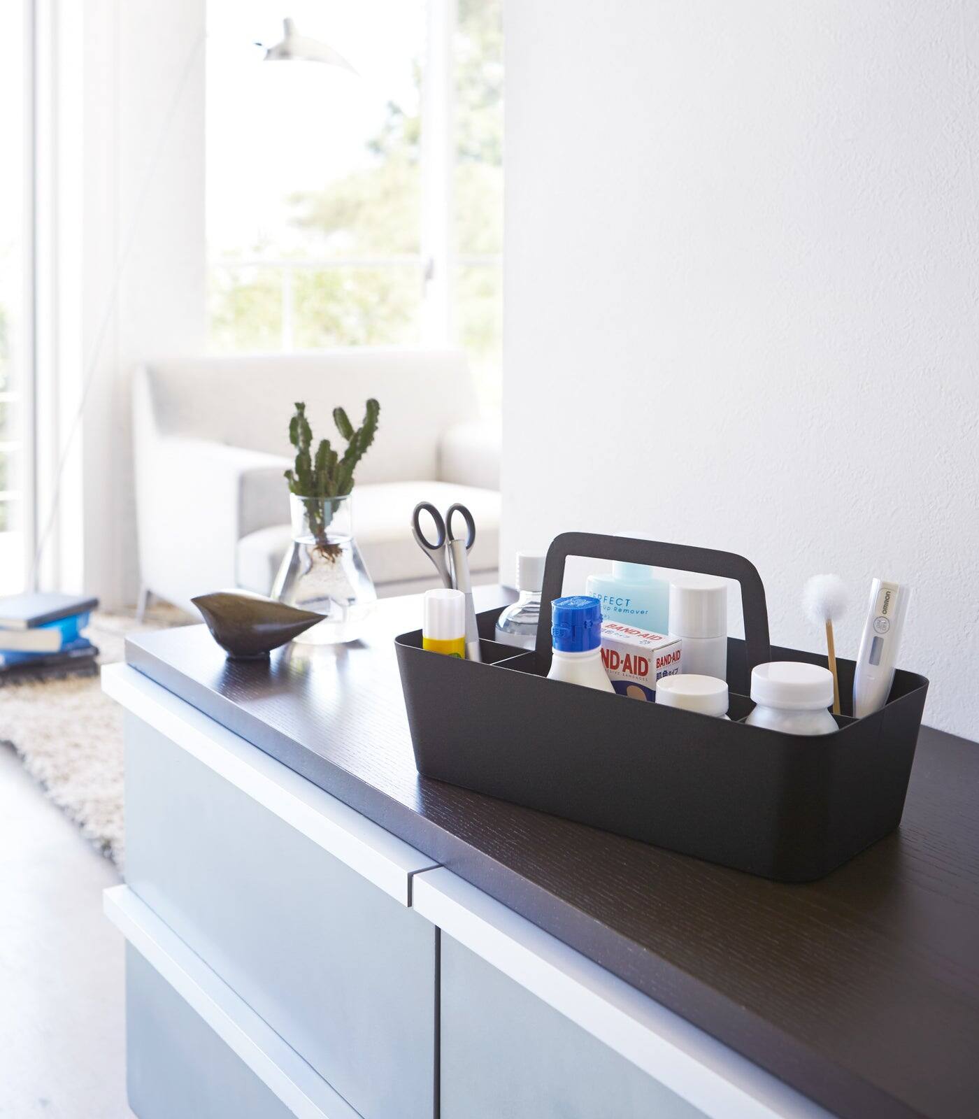 Yamazaki Home - Storage Caddy - Steel - Black