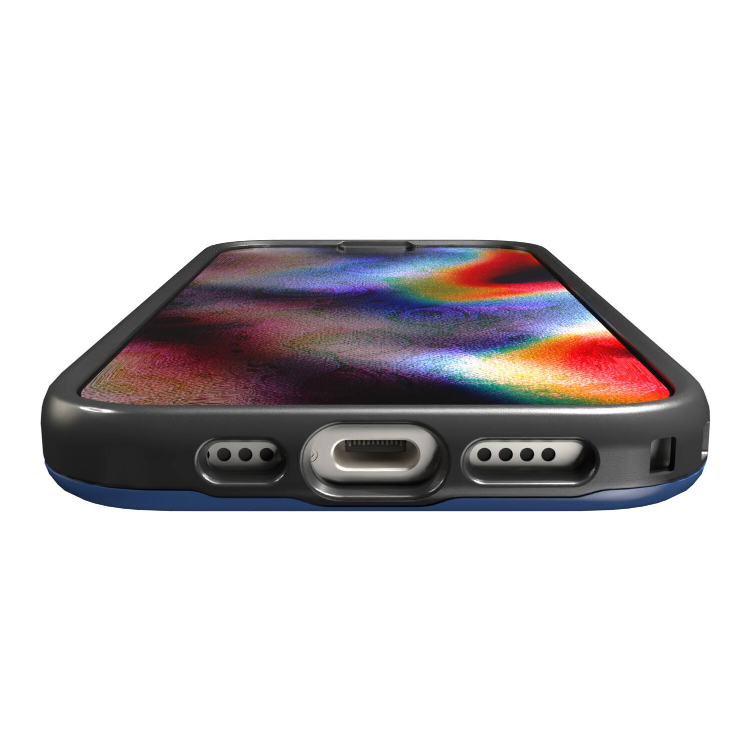 Back. Cellhelmet - Fortitude Series MagSafe Compatible Case for iPhone 17 - Bermuda Blue.