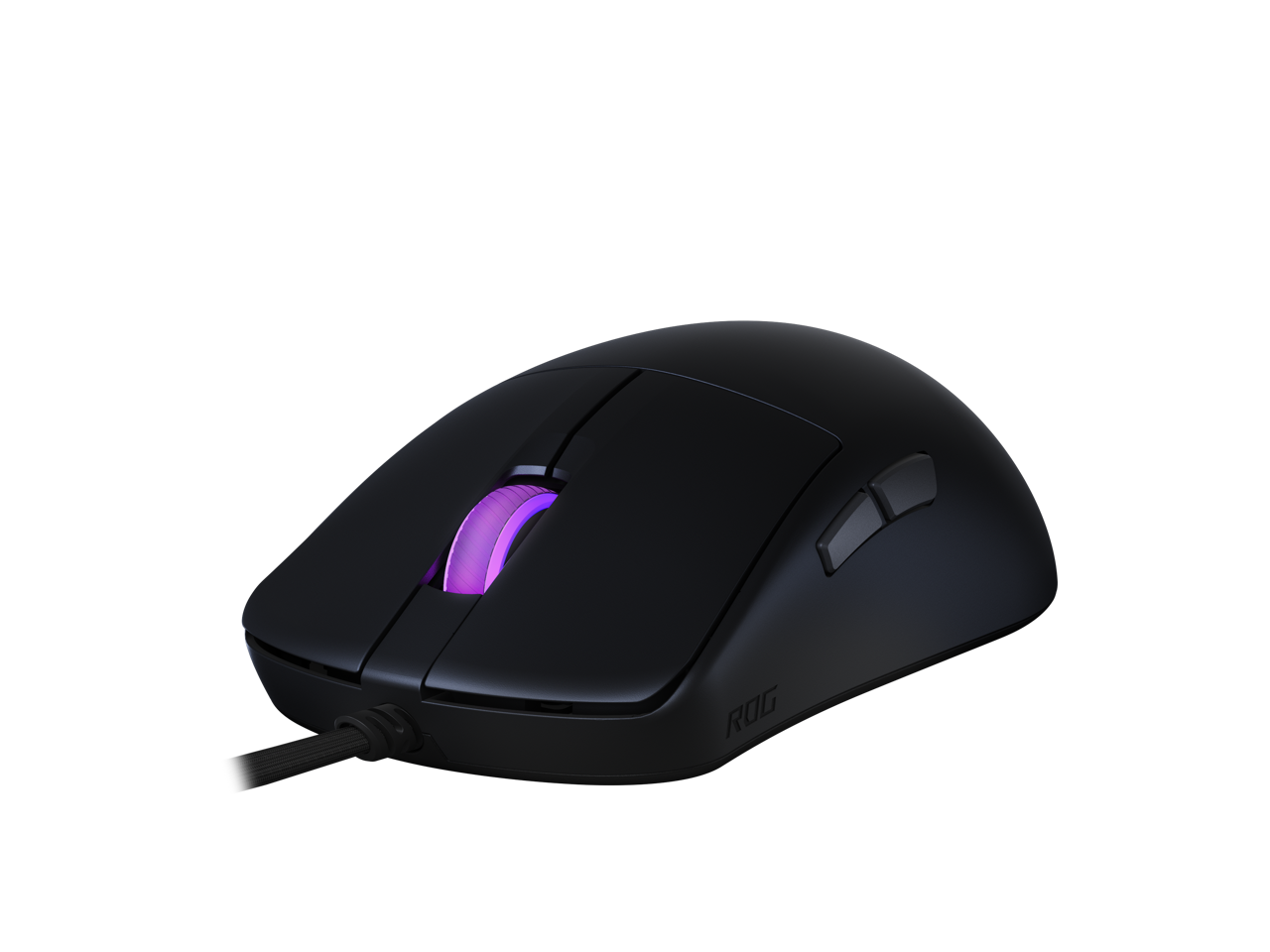 Alt View 5. ASUS - ASUS ROG Harpe Mini Core Mouse - Wired, 12K DPI, 52g, Right-Handed, Compact, Black - Black.