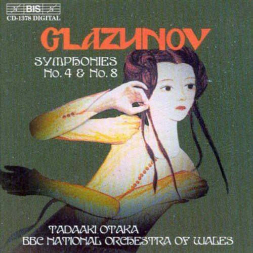 BIS CD-1378 DIGITAL  
GLAZUNOV  
SYMPHONIES No. 4 & No. 8  
TADAAKI OTAKA  
BBC NATIONAL ORCHESTRA OF WALES