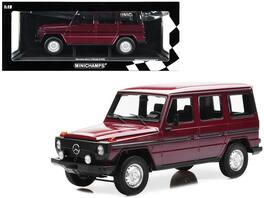 Minichamps - 1980 Mercedes-Benz G-Model (LWB) Stripes Limited Edition to 402 pieces Worldwide 1/18 - Dark Red with Black