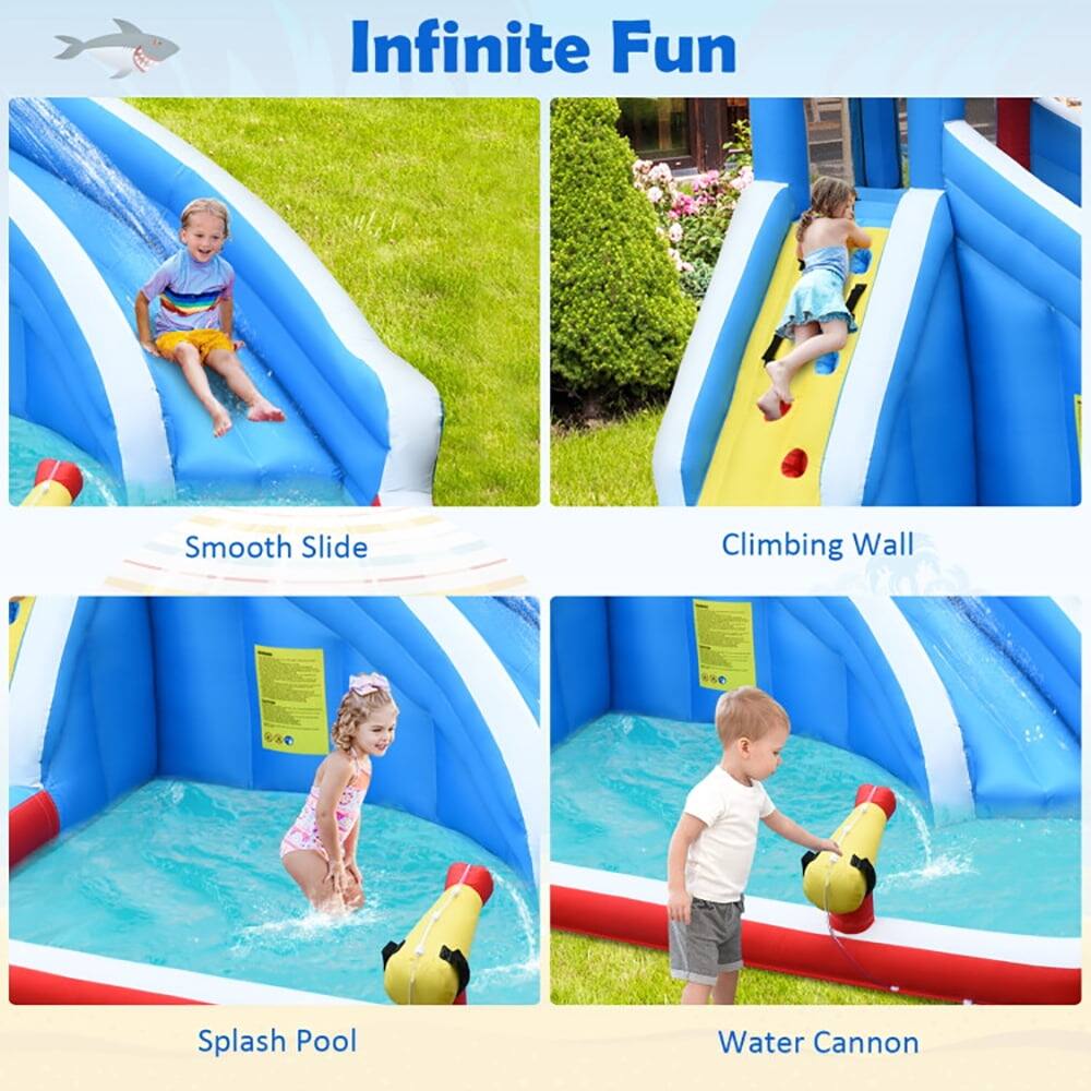 Infinite Fun

- Smooth Slide
- Climbing Wall
- Splash Pool
- Water Cannon