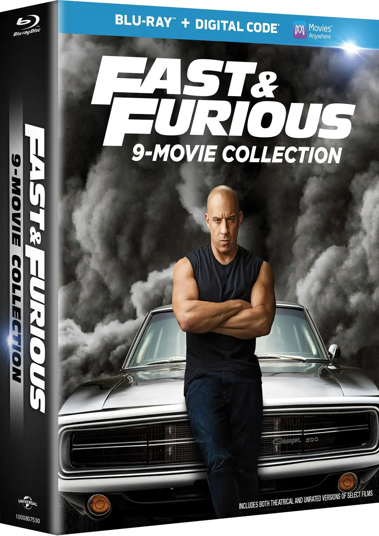 Angle. Fast & Furious: 9-movie Collection (Box Set) [Blu-ray].