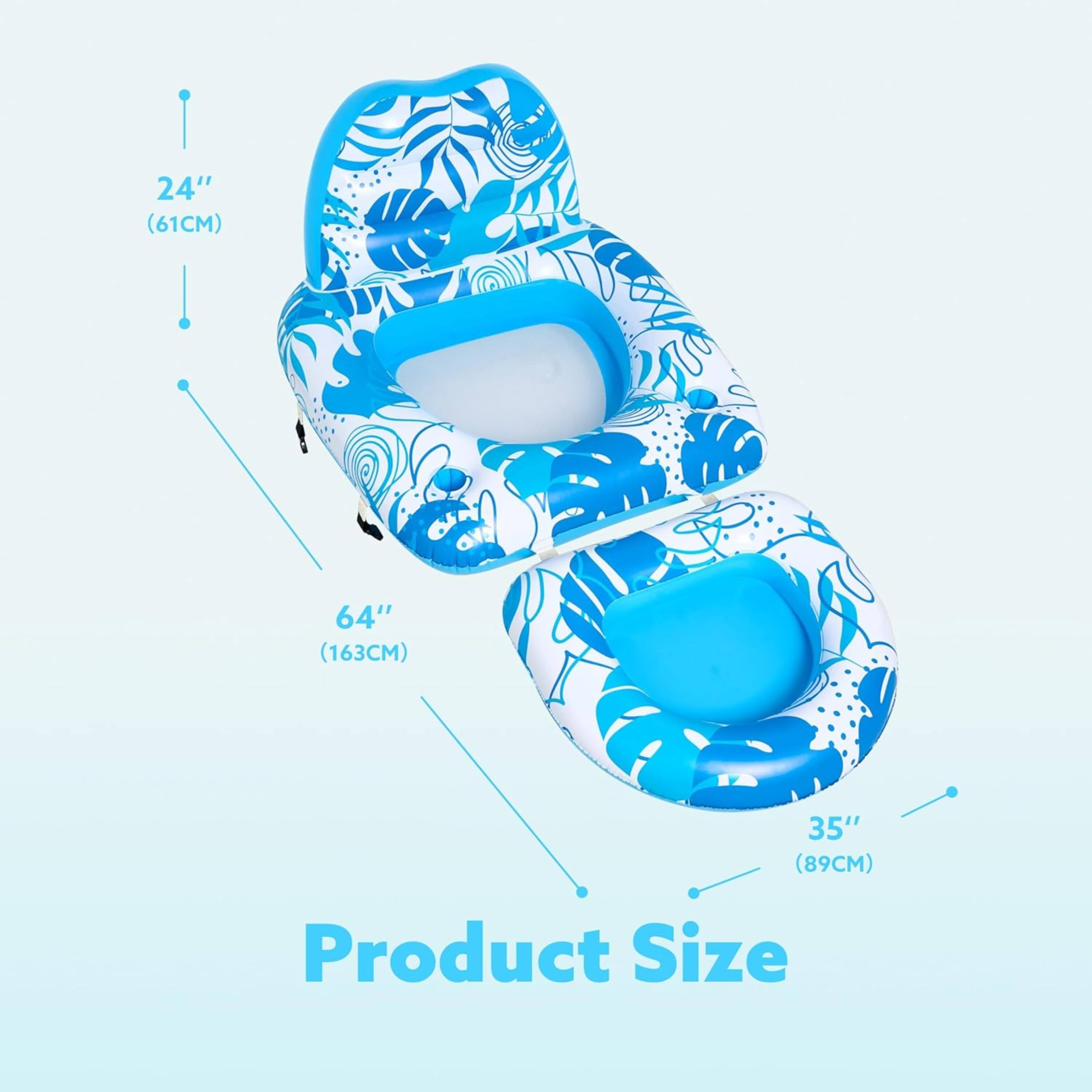 24" (61CM) 64" (163CM) 35" (89CM) Product Size