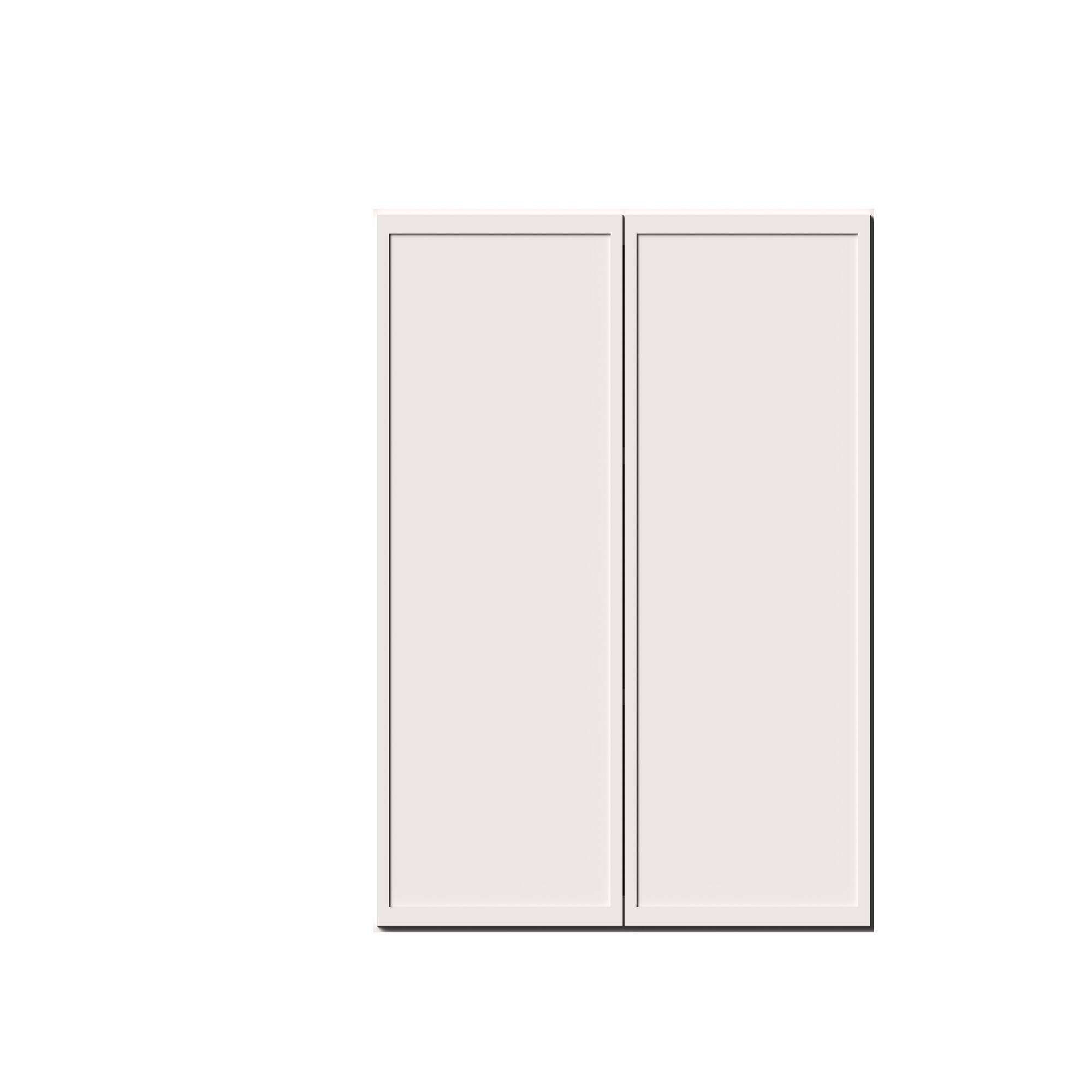 Alt View 1. Boyel Living - 33-in W x 30-in H x 12-in D Slim Shaker RTA Kitchen Wall Cabinet with Soft-Close - Snow White.