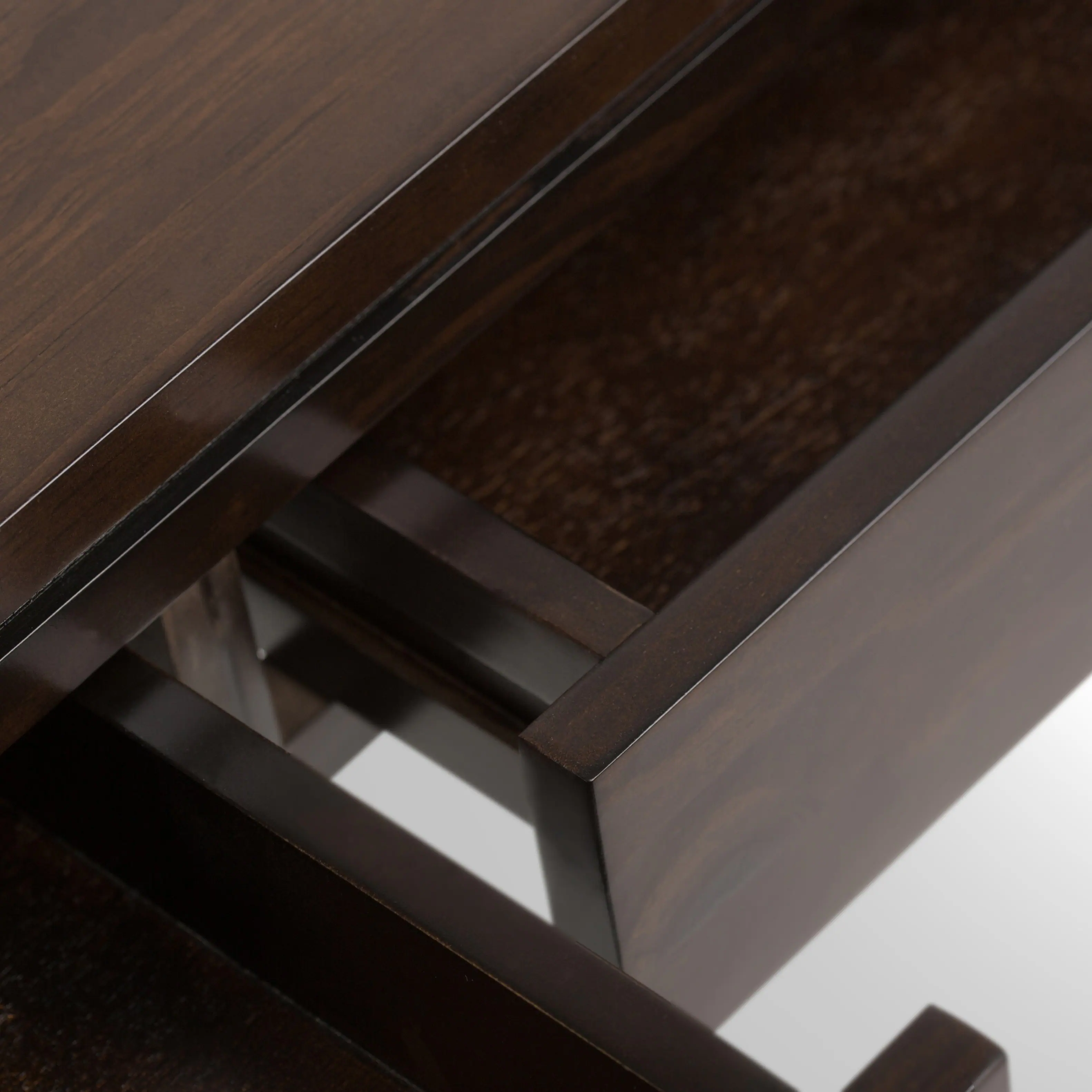 Alt View 13. Simpli Home - Cosmopolitan Console Sofa Table - Mahogany Brown.