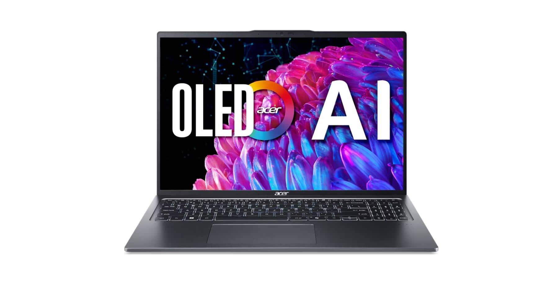 Acer - Swift Go 16" OLED Laptop – Intel Core Ultra 5, 8GB RAM, 512GB SSD, Thunderbolt 4, Wi-Fi 6E, Windows 11 - True Black