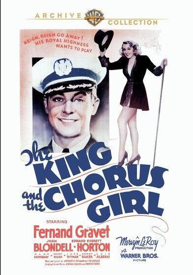 Front. The King and the Chorus Girl - DVD.