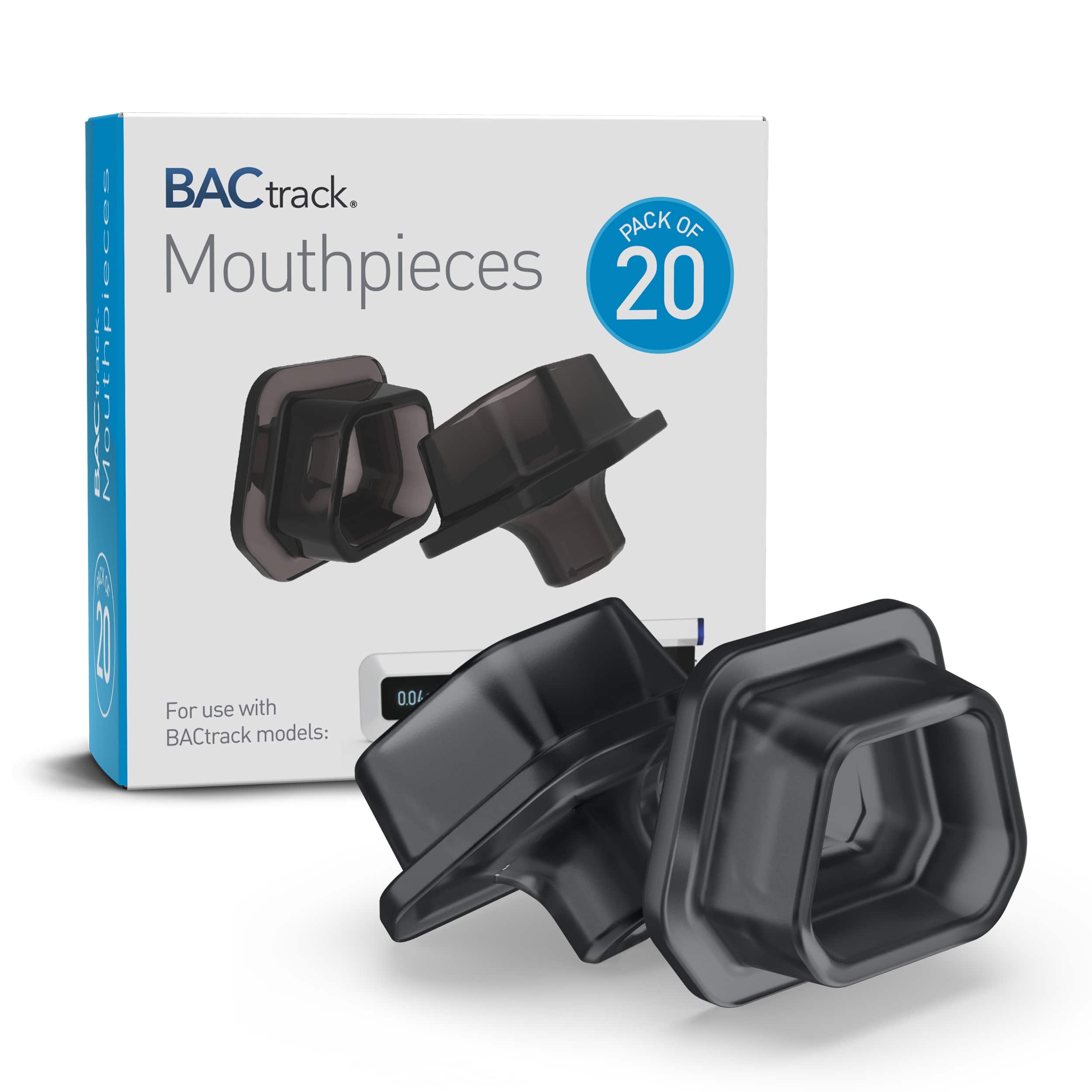 BACtrack - C6 & C8 Breathalyzer Mouthpieces - Clear