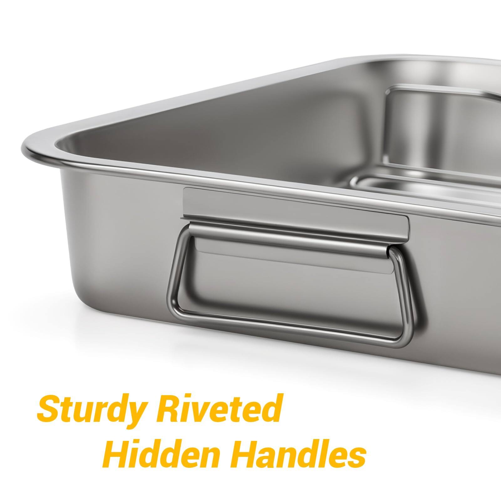 Sturdy Riveted Hidden Handles