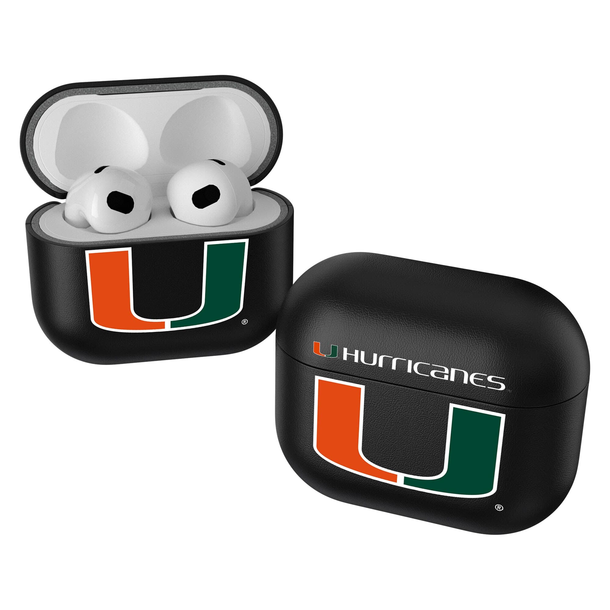 Keyscaper - Miami Hurricanes Miami Hurricanes Insignia 2nd Gen AirPods Pro Case Cover - Black