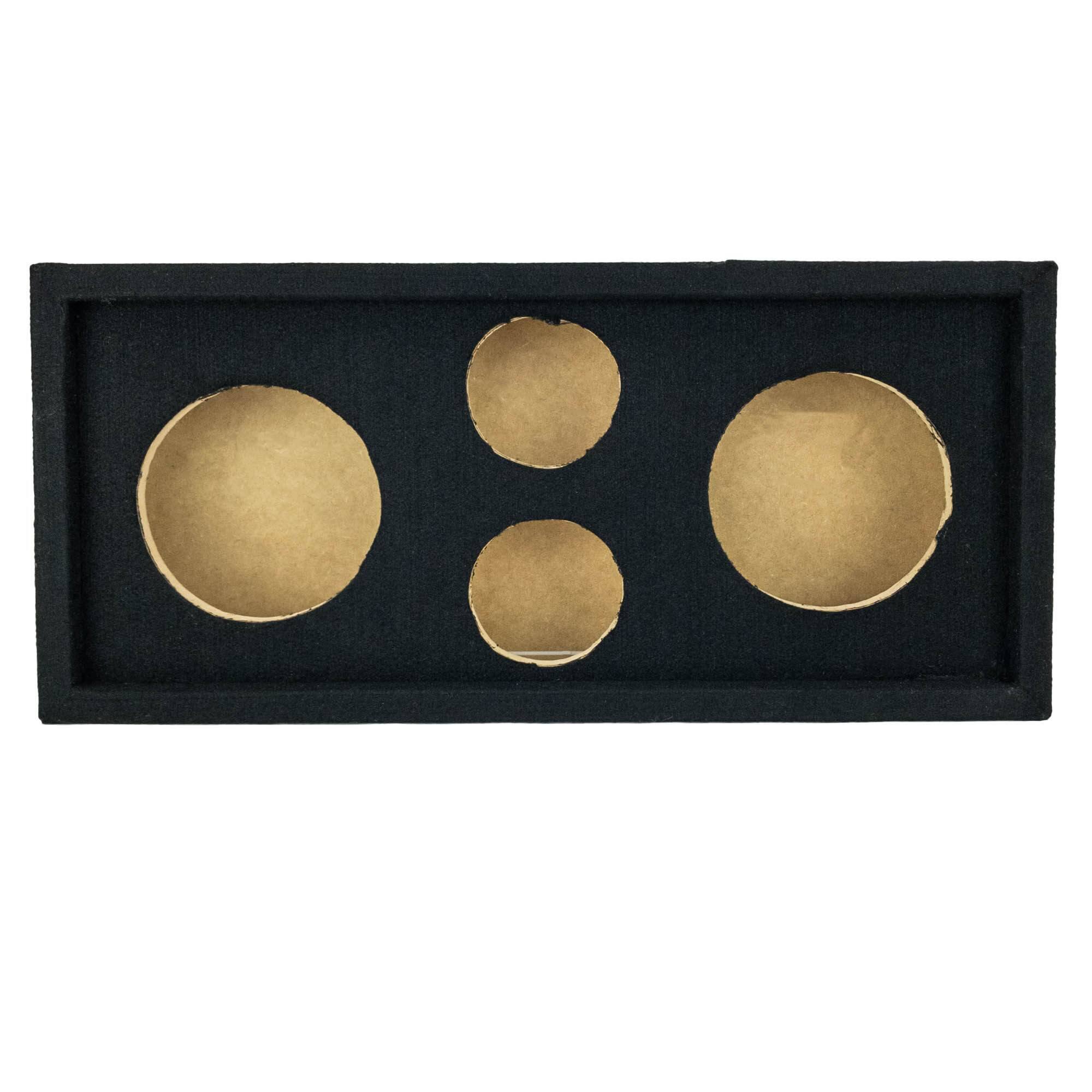 Alt View 1. QPower - Q Power Car Audio Subwoofer Enclosure Box Chuchero For 10" Mids and 3" Tweeters - Black.