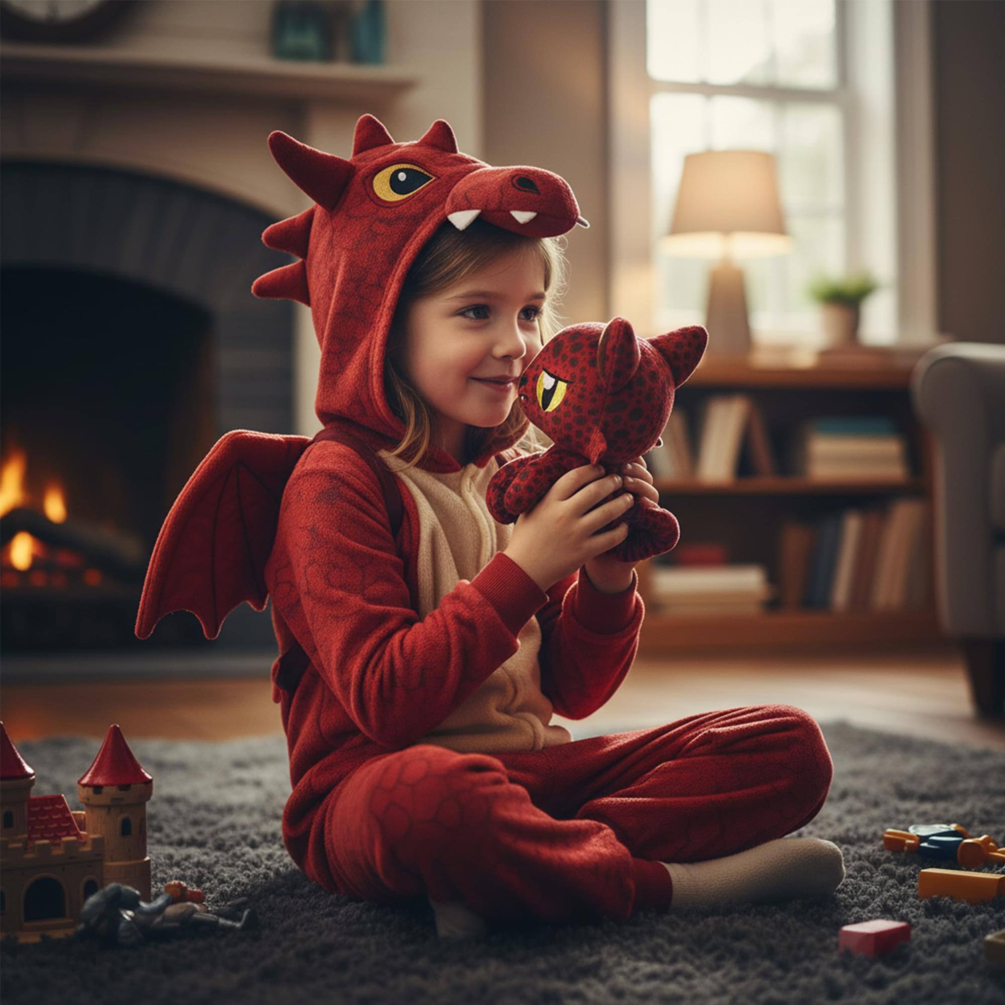 Alt View 3. Tentacle Kitty - Tentacle Kitty Campaign Critters Dragonish Little One Plush - Red.