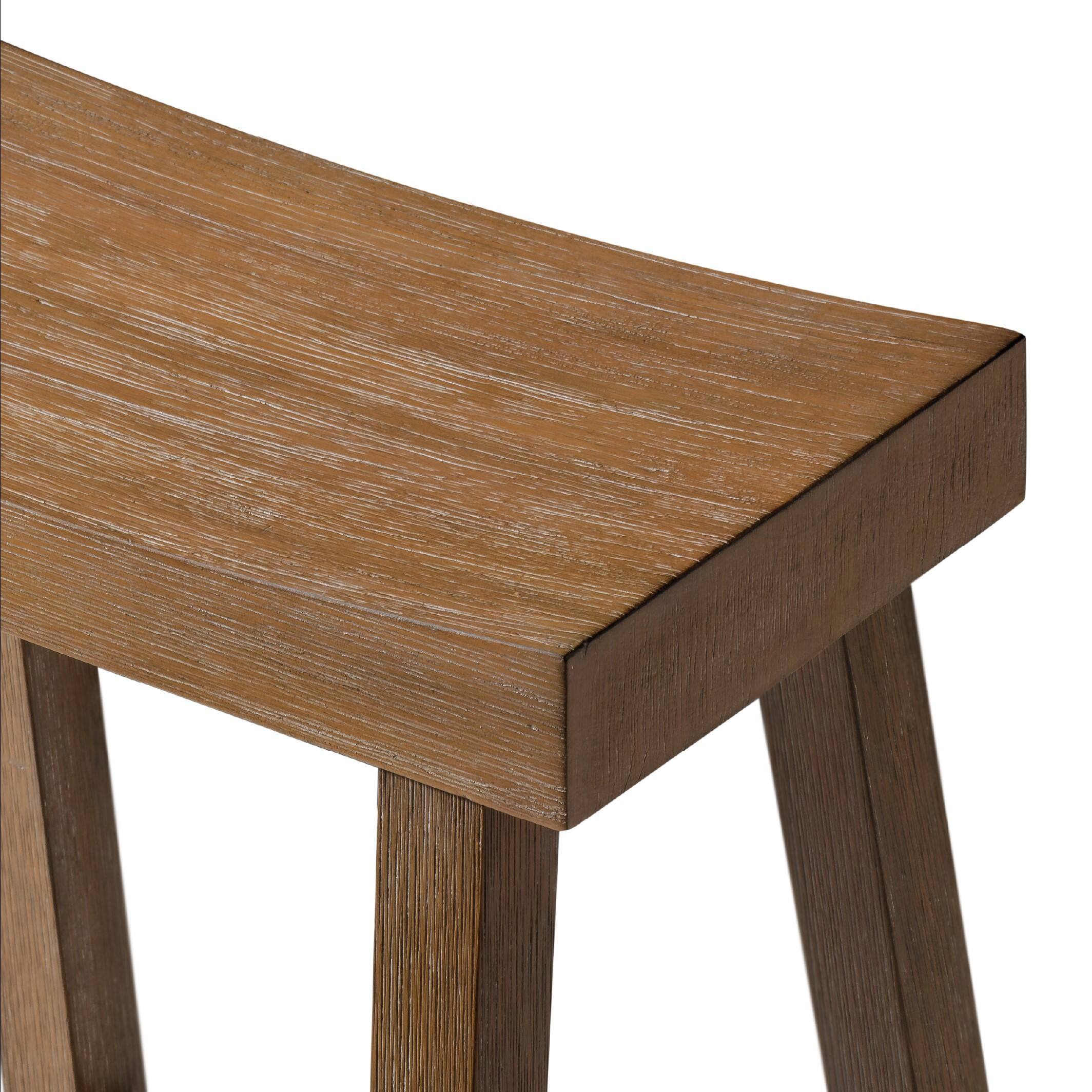 Alt View 7. Maven Lane - 27" Vincent Counter Stool in Antiqued Natural Finish - Antiqued Natural.