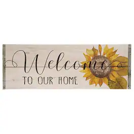 BreeBe - Welcome to Our Home Sign - Multicolor