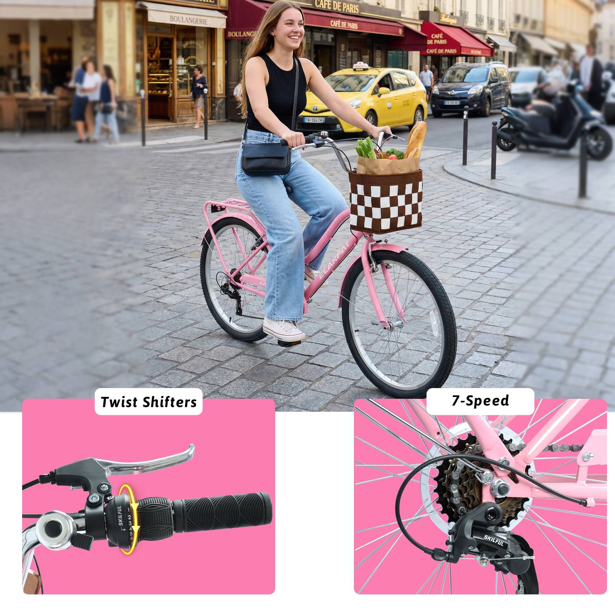 Boulangerie Boulange Café de Paris Capdemers Café X Has Café de Paris Café de Paris

Au Ecarpat

TCA Twist Shifters 7-Speed

Skilful