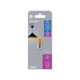 GE - T3 G4 LED Bulb Warm White 20 Watt Equivalence 1 pk