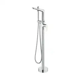 Boyel Living - Bathtub Faucet Cast Brass Single Handle Handheld Spray 60-Inch Steel Hose cUPC - Chrome