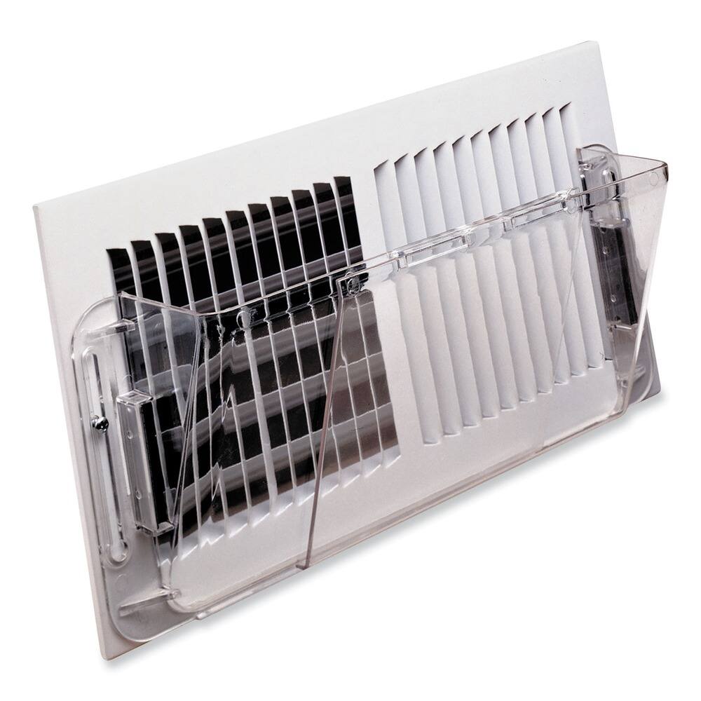 Back. Deflecto - Deflecto 51 10 x 3 x 5.5 Adjustable Sidewall Register Air Deflector - Clear - Clear.