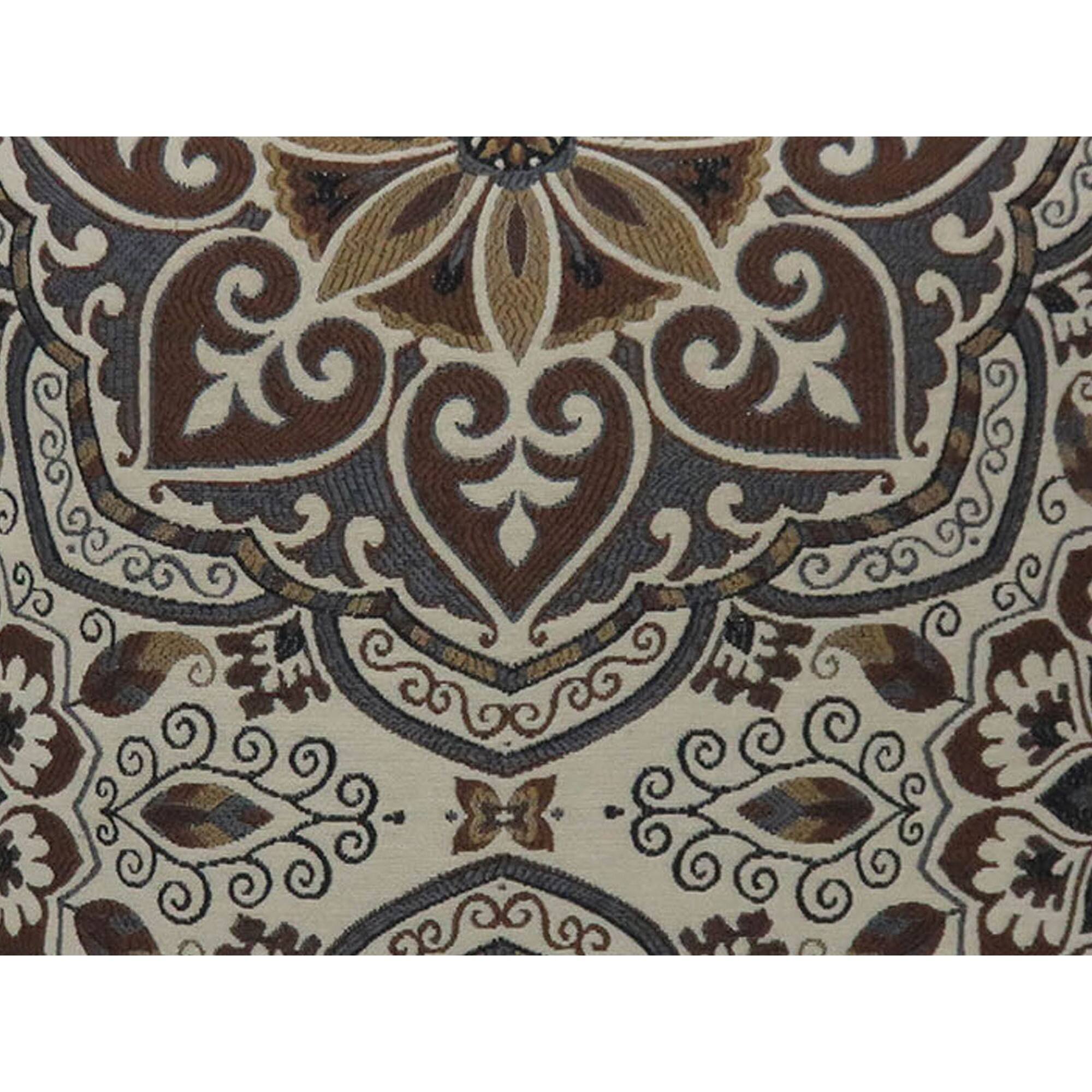 Back. Manhattan Lane - Contemporary Style Medallion Patterned Set of 2 Throw Pillow - Multicolor.