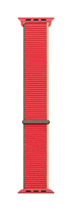 Front. Apple - Apple Watch Band - Sport Loop (44mm) - (PRODUCT) RED - Regular - Red.