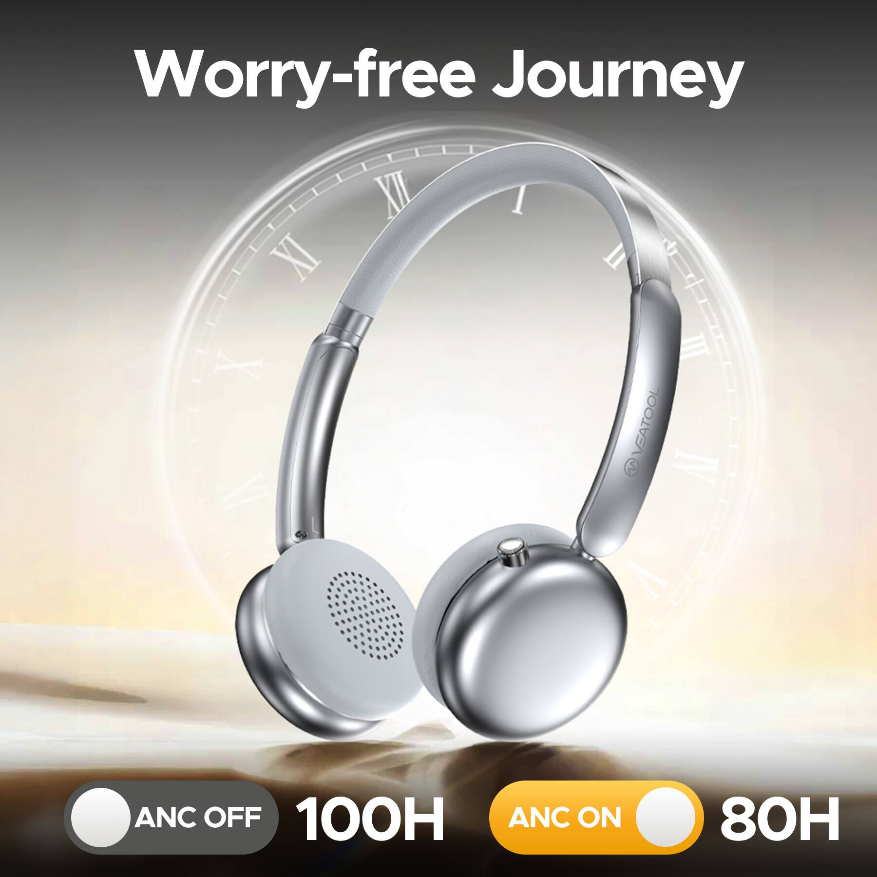 Worry-free Journey

ANC OFF 100H

ANC ON 80H