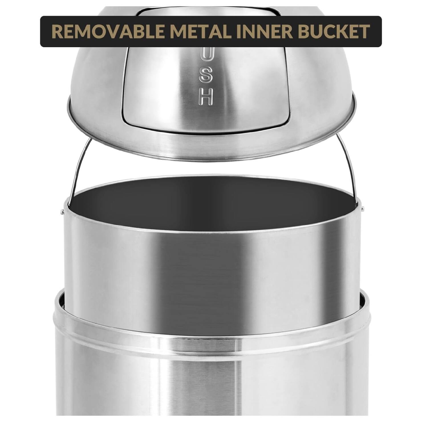 REMOVABLE METAL INNER BUCKET