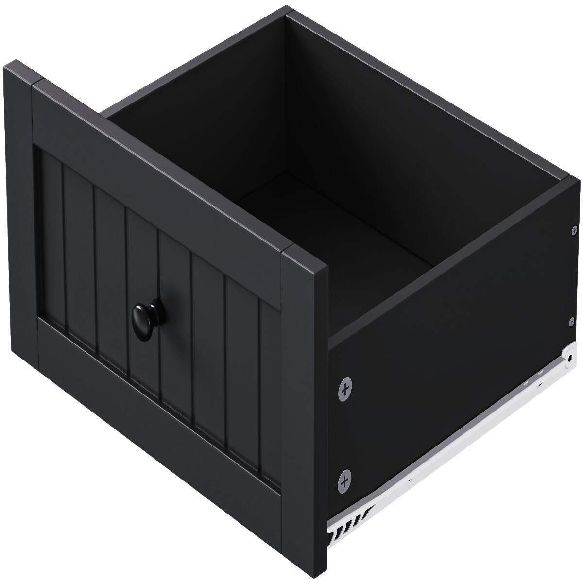 Alt View 1. Loheer - Loheer 48 inch kitchen island with 2 bar stools, Drop Leaf, Black - Black.