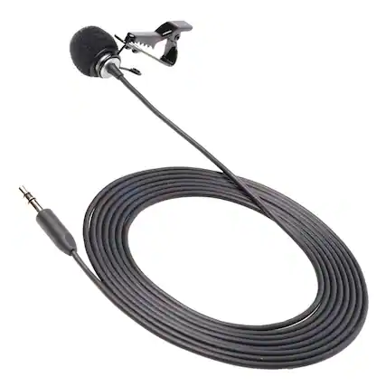 Front. MOVO - Movo WMX-LAV Lavalier Microphone for The WMX-1, WMX-7, WMX-20 and Edge Wireless Systems.