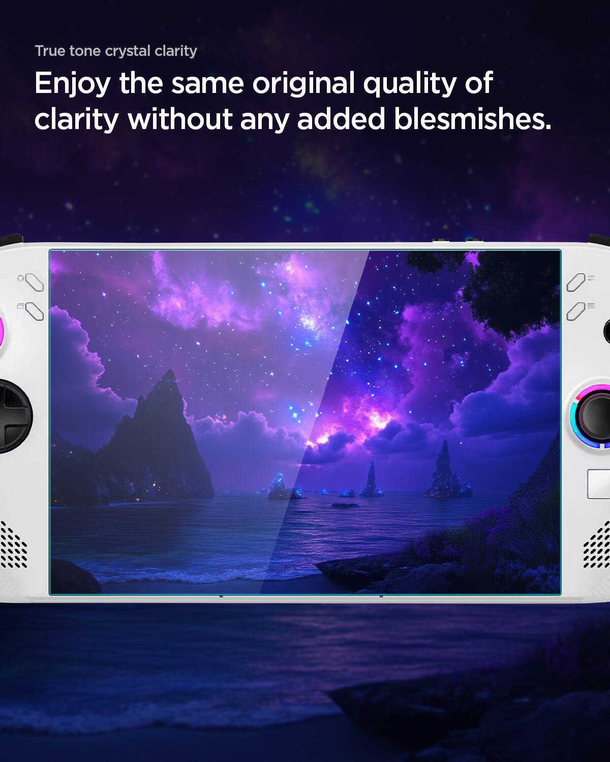True tone crystal clarity  
Enjoy the same original quality of clarity without any added blemishes.