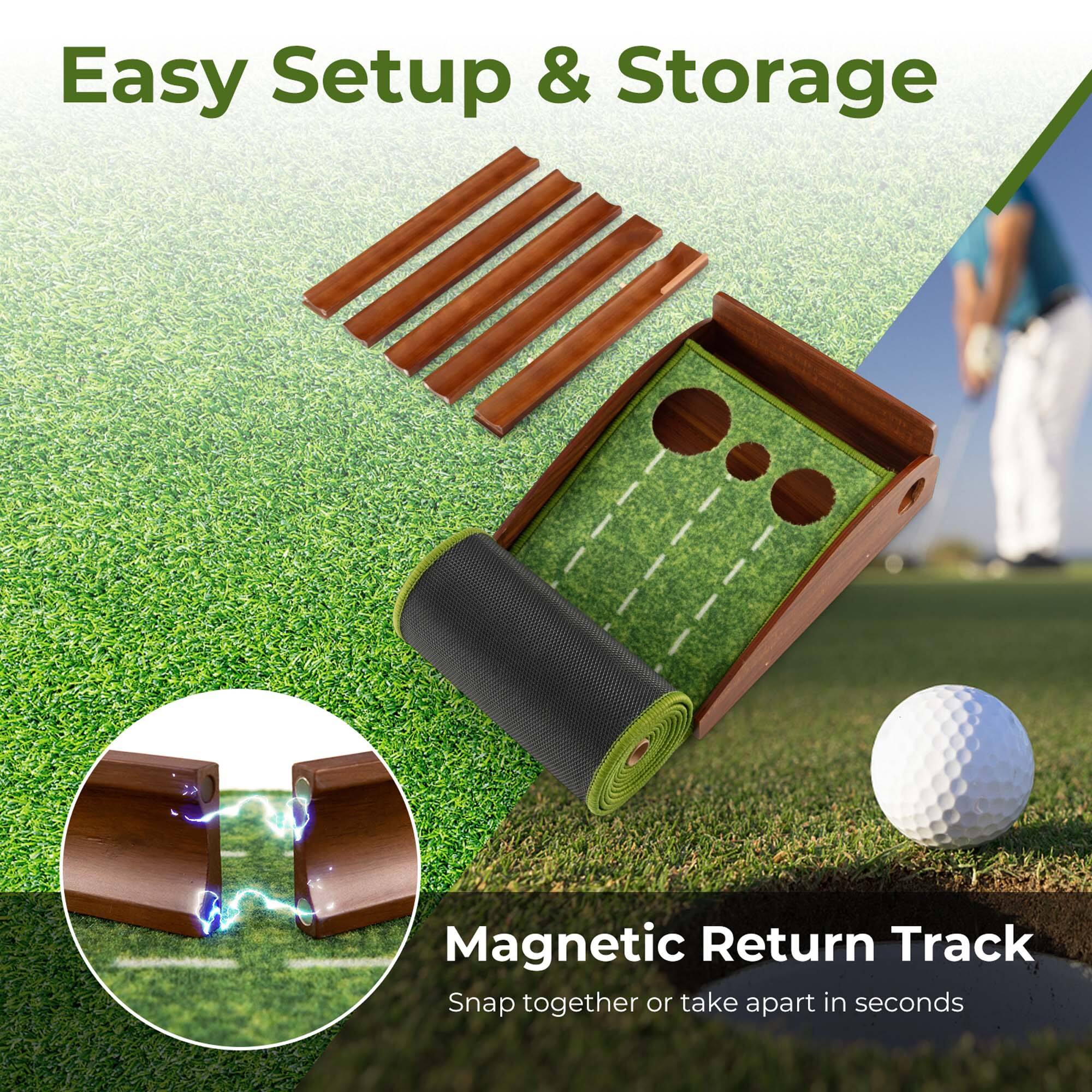 Easy Setup & Storage

Magnetic Return Track
Snap together or take apart in seconds