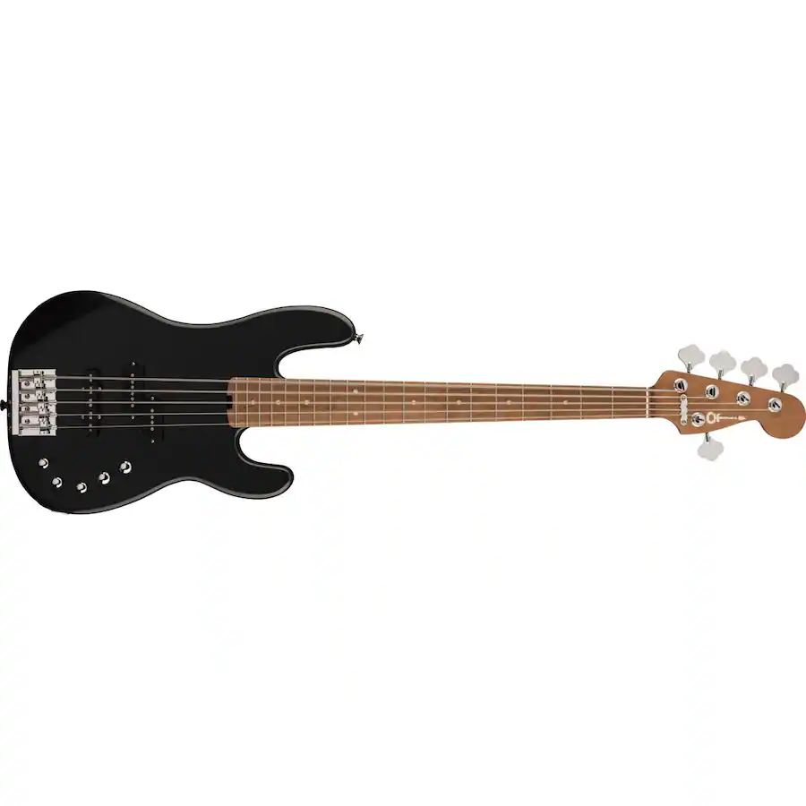 String Area Bass Charvel Pro Mod San Dimas Bass PJ V 5 String Bass Guitar, Metallic ...