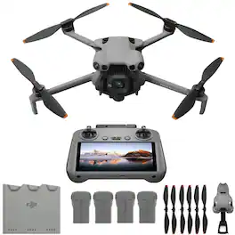 DJI - Mini 5 Pro Drone More Combo Plus 4 Battery Bundle (DJI RC 2 Remote) - Gray