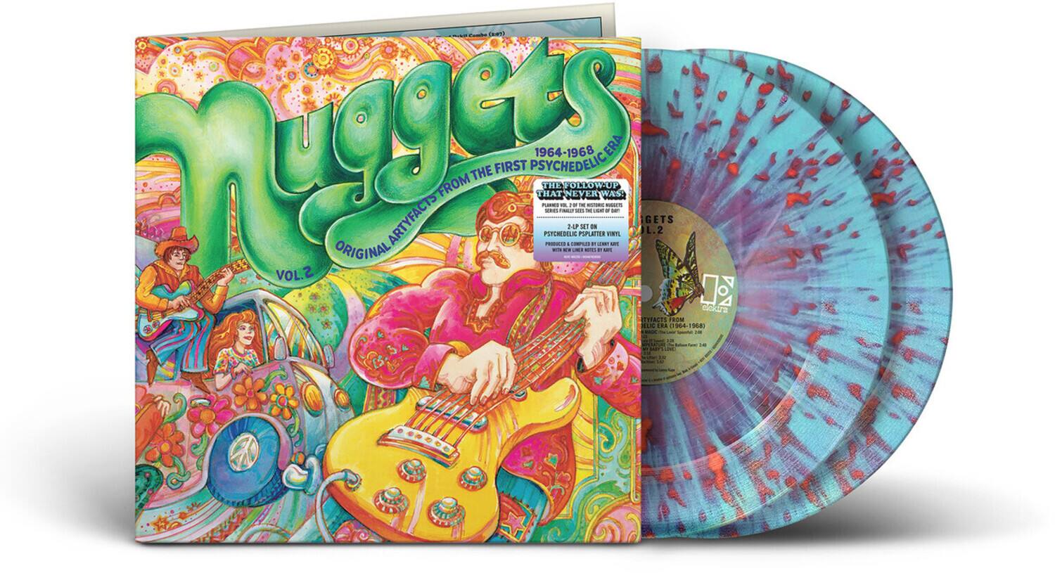 (3) nuggets ORIGINAL ARTIFACTS FROM THE FIRST PSYCHEDELIC 1964-1968 THAT THE PLARMES SERIES PSYCHEDELIC PRODUCED -n F - N. FOLLOWUP NEVER 2-UP 10 OPRS LIM 1rS - PSPLATTER SET SS THE - ON " LIGNT LERNT F ERA WAS! - NUGLETS VINYL 1a - JL.2 GETS VOL.2  clnktra TYFACTS FROM BELIC IBA (1964 964-1968 D en

nuggets  
ORIGINAL ARTIFACTS FROM THE FIRST PSYCHEDELIC 1964-1968  
VOL. 2  
GETS  
1964-1968 PSYCHEDELIC  
WITH JOKES AND MORE!  
4-SET VINYL  
PREMIUM VINYL  
LIMITED EDITION  
1000 COPIES  
PRESENTED BY LITTLE DEATH RECORDS