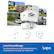 **Tapo Dual 2K Security Camera**
- **Storage Options:**
- 64 GB: 128 hours
- 128 GB: 256 hours
- 512 GB: 1,024 hours
*Once the storage limit is reached, new recordings will automatically overwrite the oldest footage.*
**Local & Cloud Storage**
Record locally to a 512 GB microSD card (not included) or on the cloud with Tapo Care.