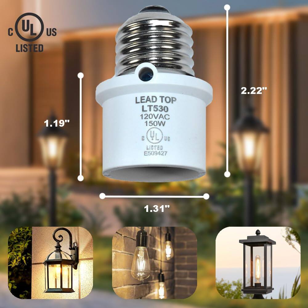 UL US LISTED  
LEAD TOP LT530  
120VAC 150W  
1.19"  
2.22"  
1.31"  
C UL US LISTED E509427