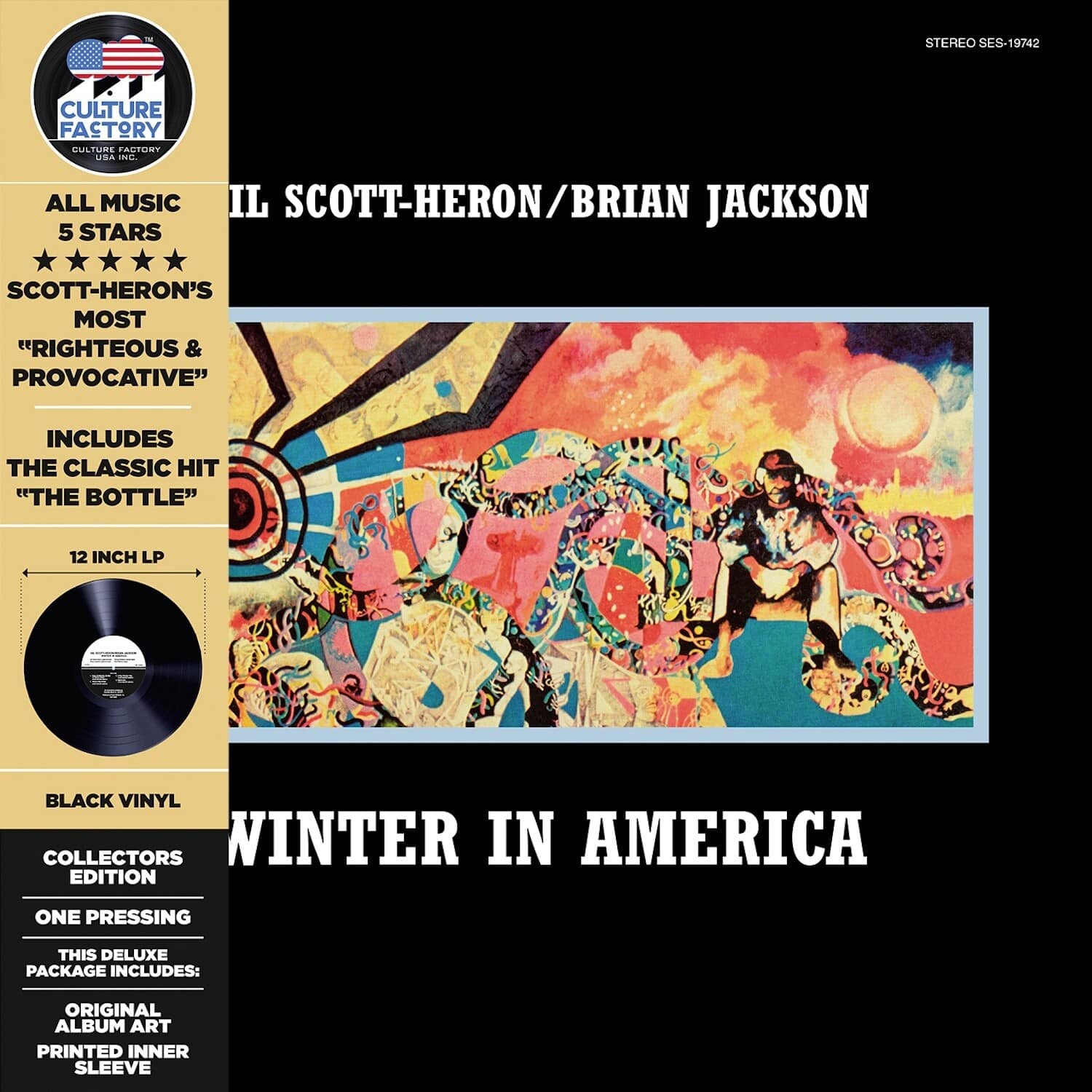 Gil Scott-Heron - Winter in America - Bk Vinyl Edition  - VINYL LP
