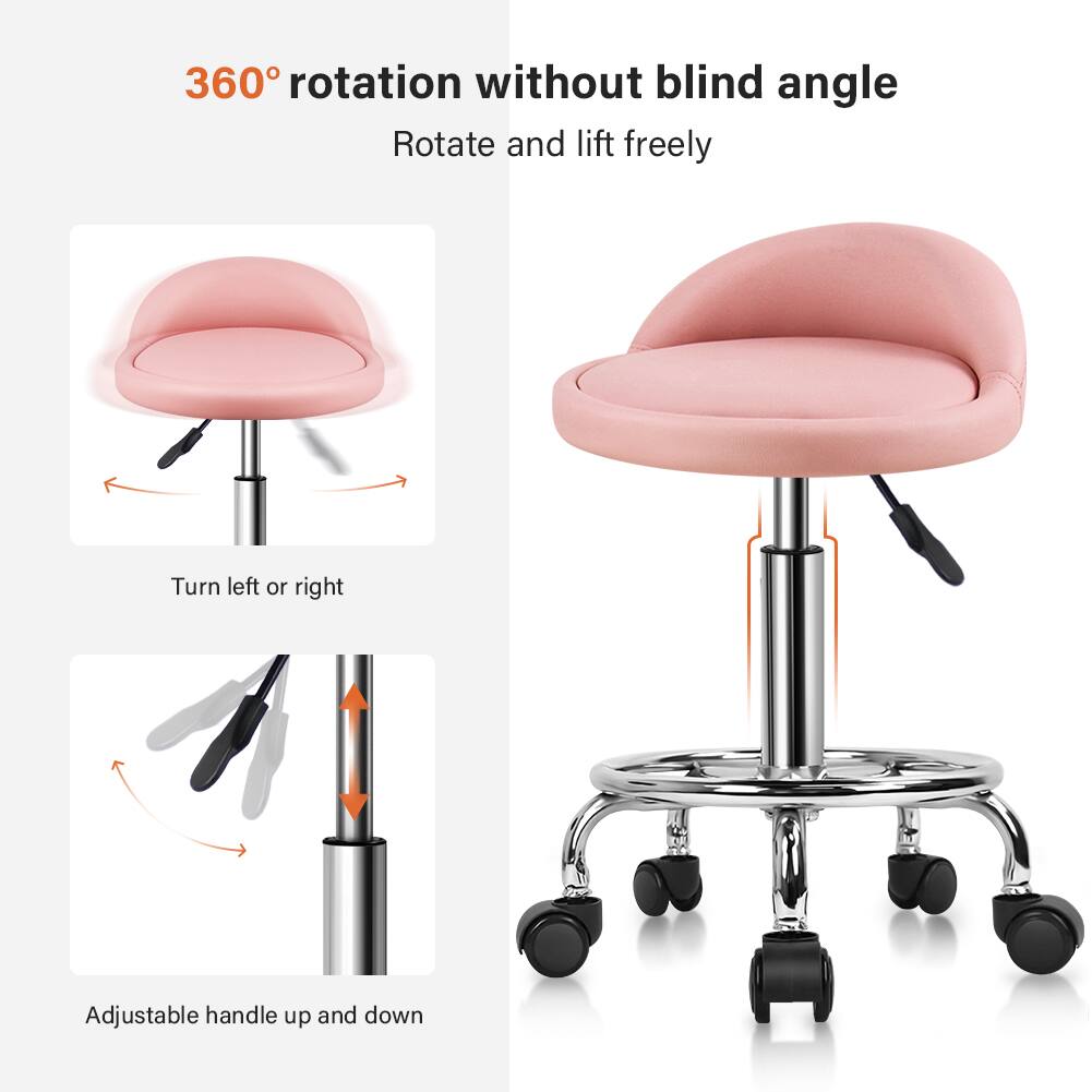360° rotation without blind angle  
Rotate and lift freely  

Turn left or right  

Adjustable handle up and down
