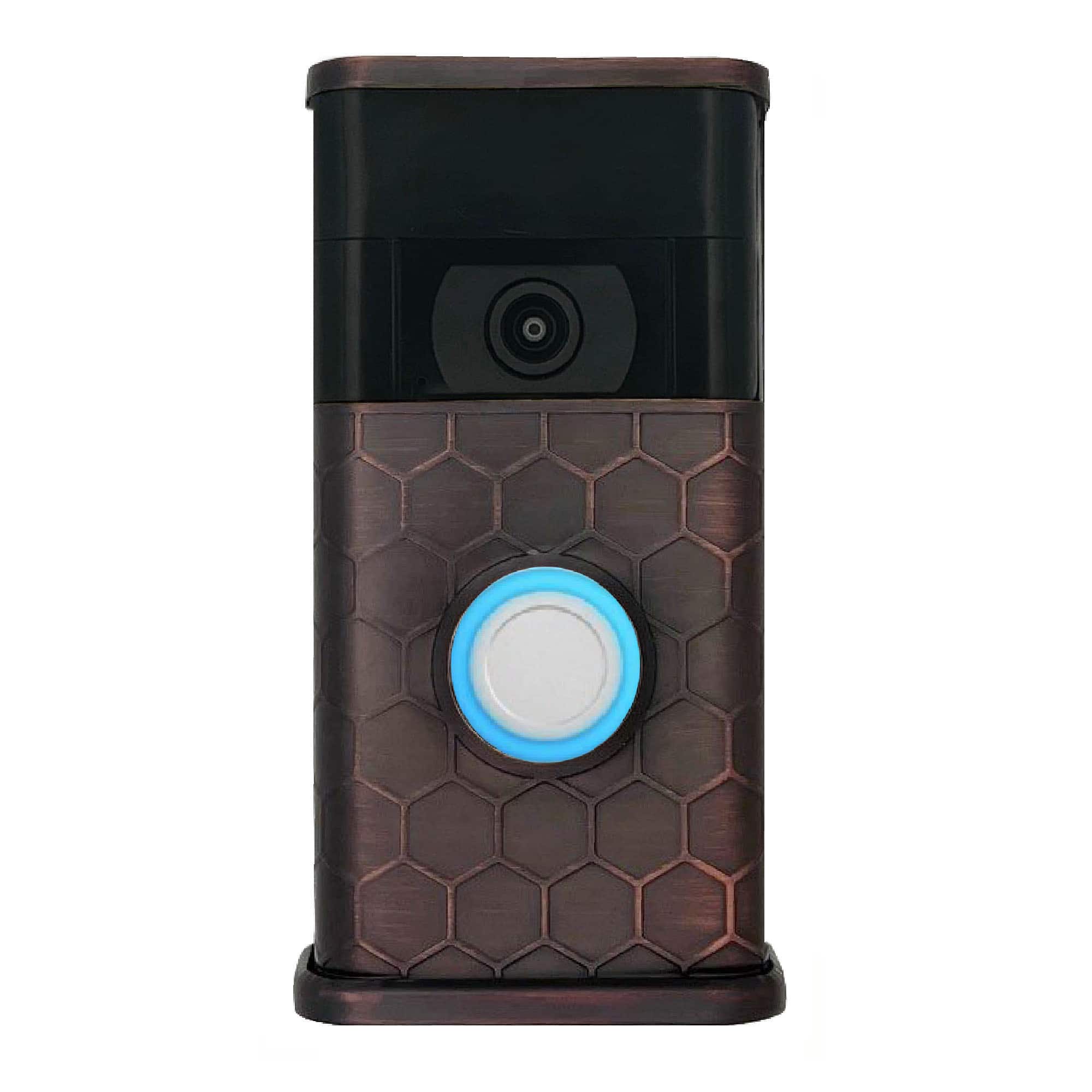 Michael Healy - Honeycomb Video Doorbell Cover (Ring 2nd Gen) - Oiled Bronze