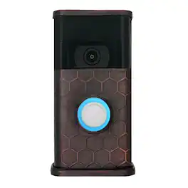 Michael Healy - Honeycomb Video Doorbell Cover (Ring 2nd Gen) - Oiled Bronze