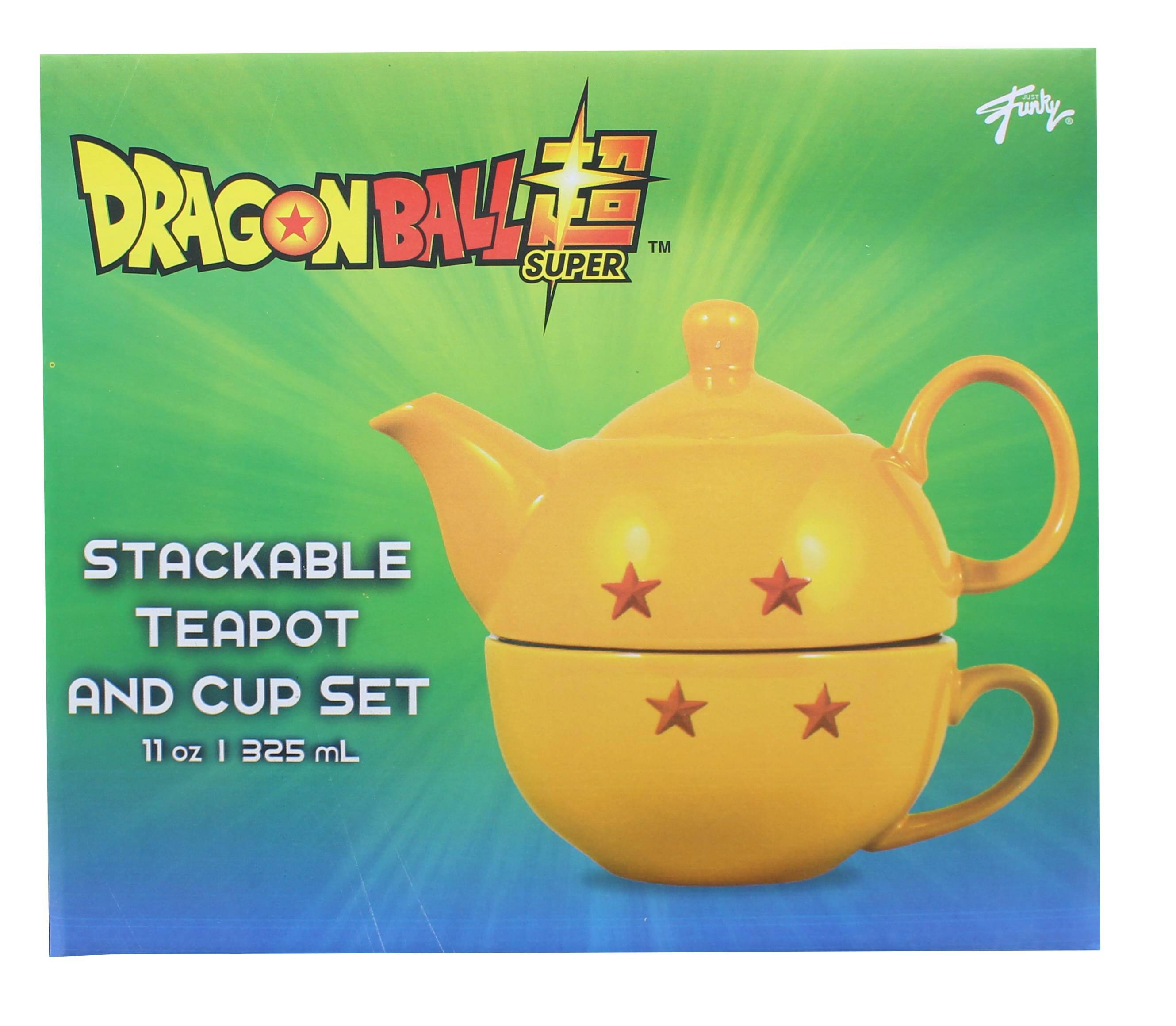 DRAGON BALL SUPER TM  
STACKABLE TEAPOT AND CUP SET  
11 oz | 325 mL