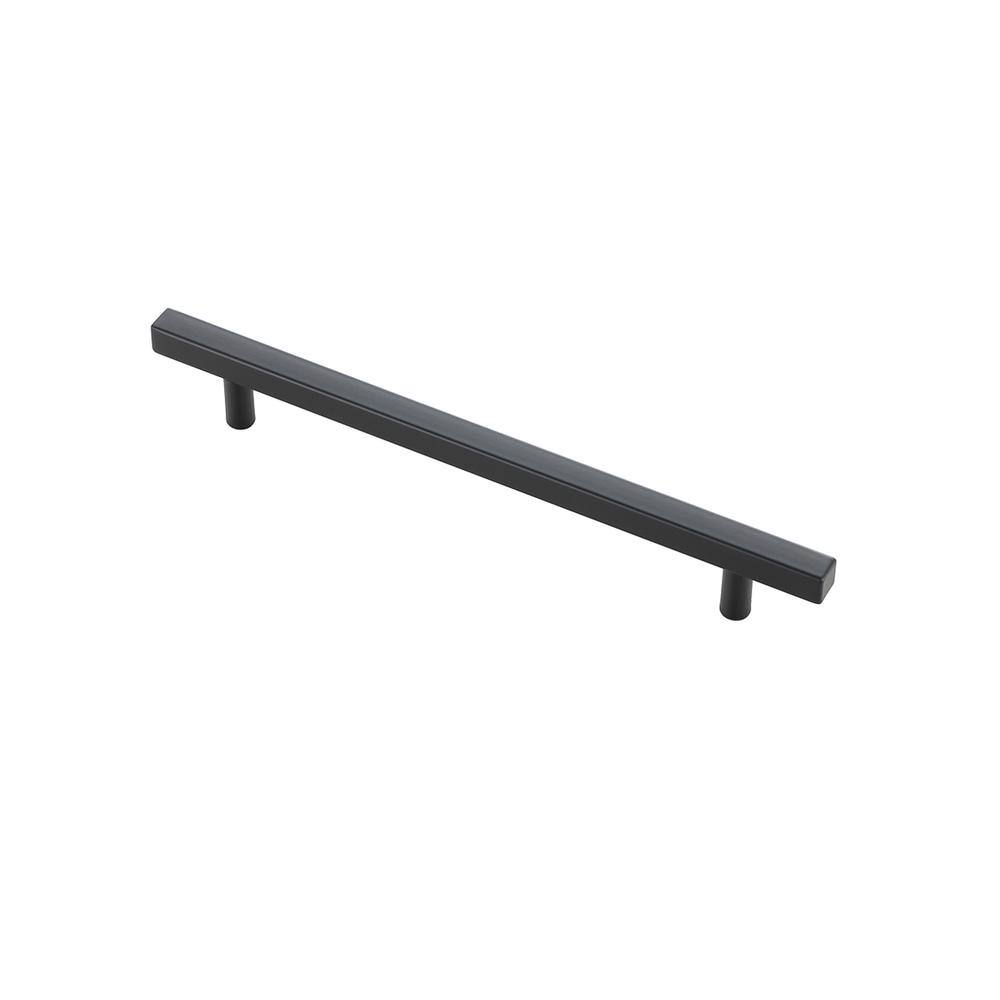 Back. Elegant Decor - Dior 7-9/16" Center to Center Matte Black Bar Pull Multipack (set of 10) - Matte Black.