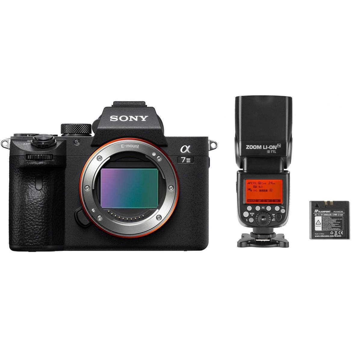 SONY  
E-mount  
α7 III  

ZOOM LI-ON  
77L  

PULSARPORT  
NP-FW50