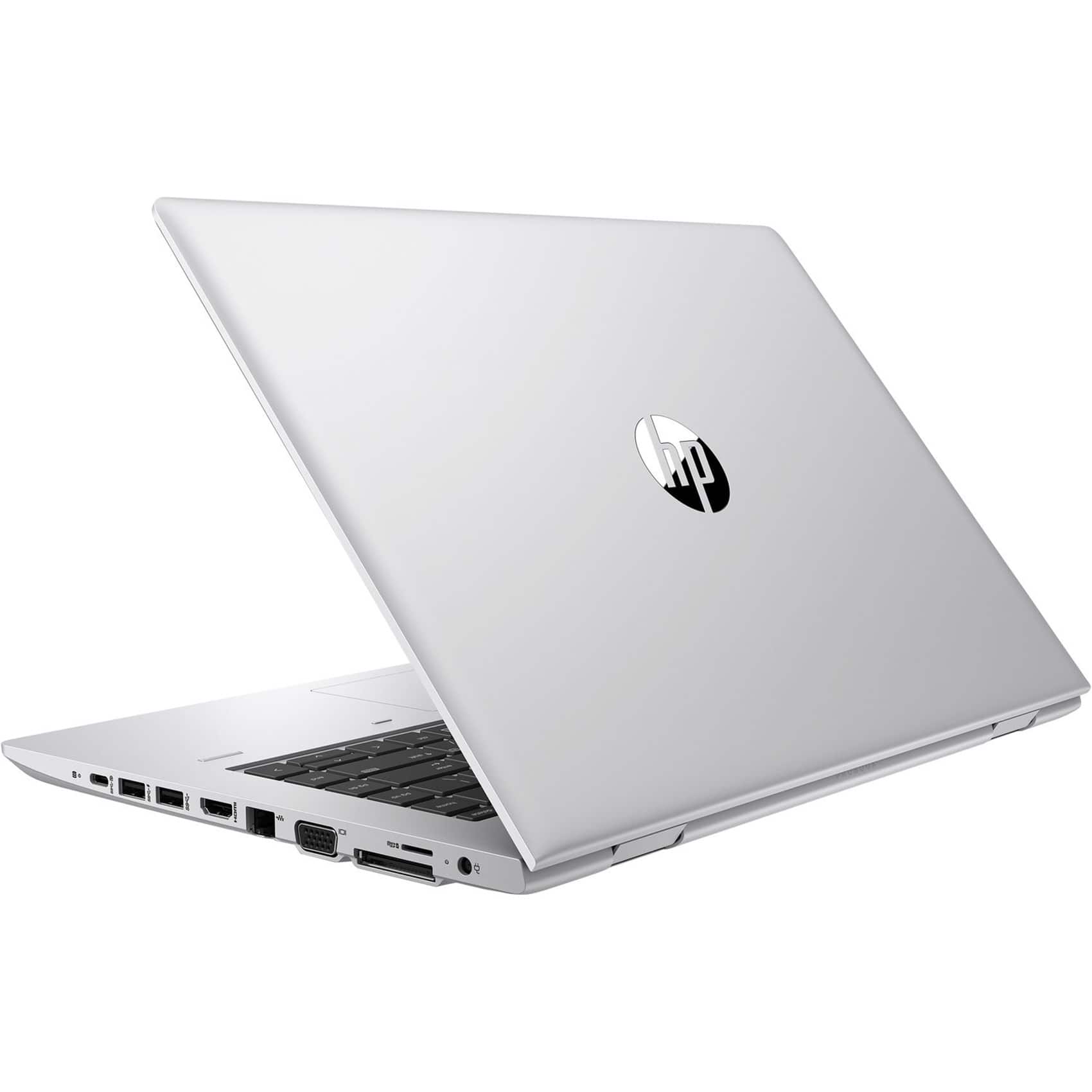 Alt View 13. HP - 14" Refurbished 1280 x 720 - Intel 8th Gen Core i5-8250U with 16GB RAM - Intel UHD Graphics 620 - 256GB SSD - Silver.