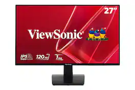 ViewSonic - VA2748-MH 27" 1080p IPS Monitor with 120Hz, Variable Refresh Rate, Eye Care, HDMI, and VGA Inputs - Black