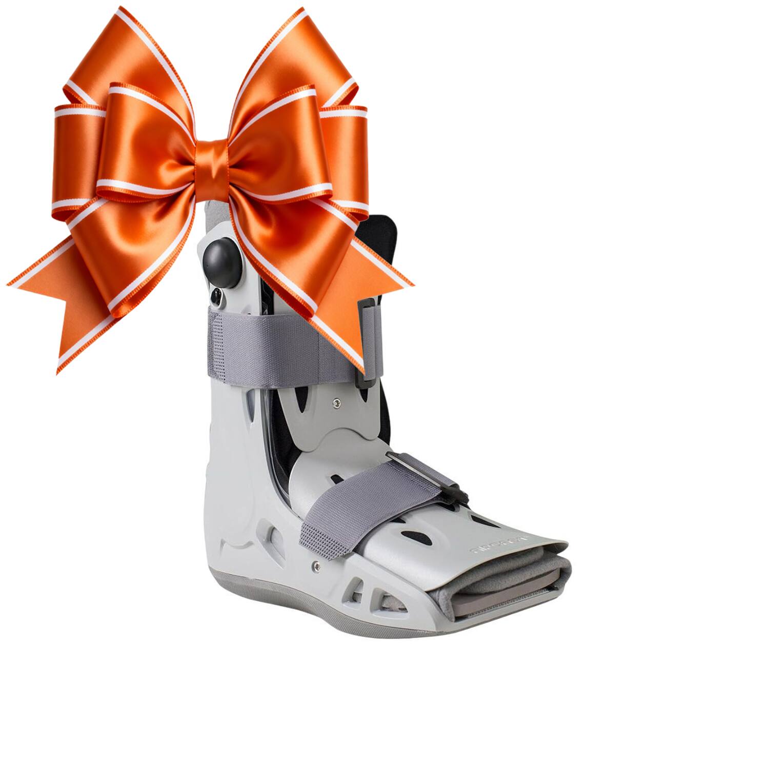 Back. Aircast - Aircast AirSelect Short Walker Brace / Walking Boot, Small - Gray.