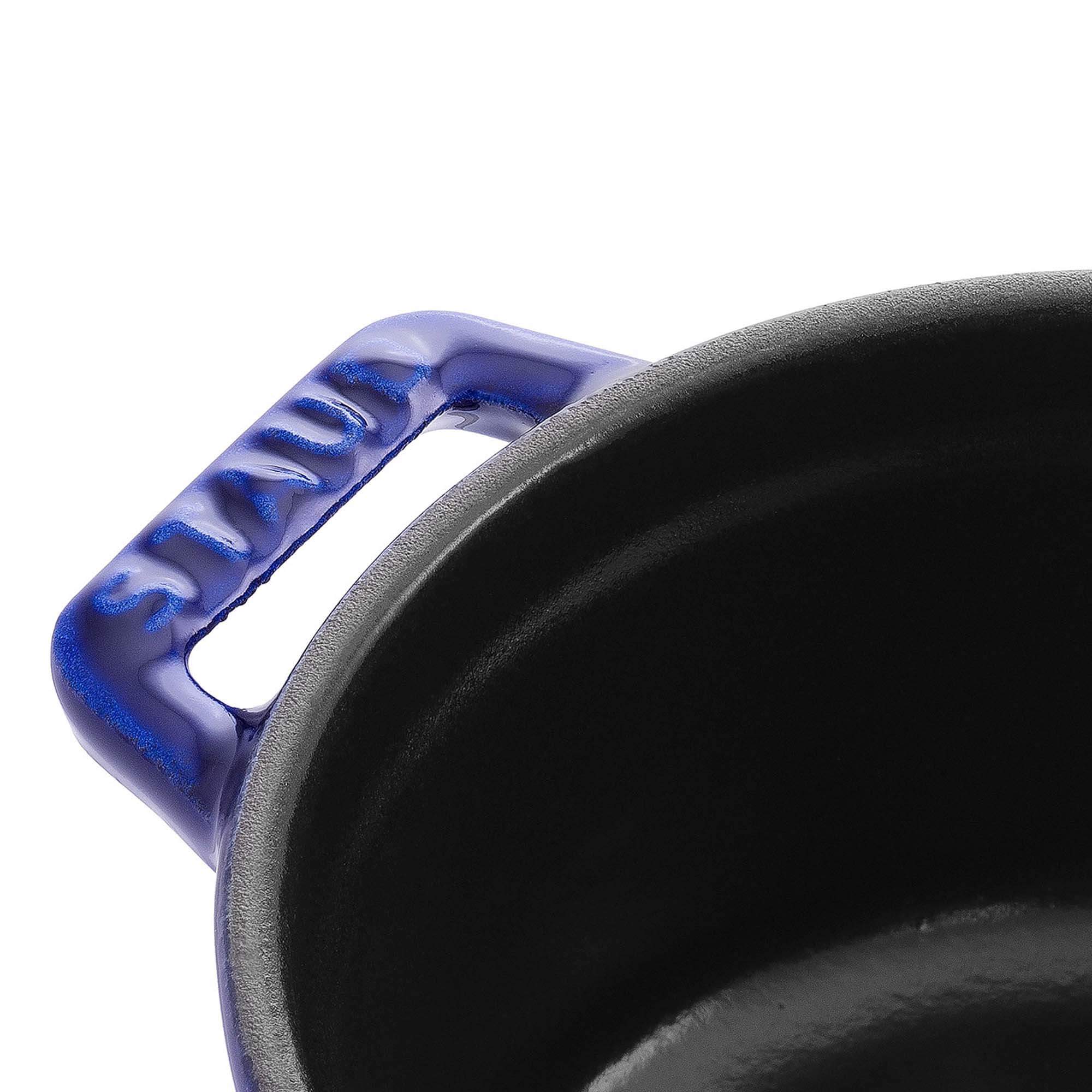 Alt View 5. Staub - Staub Cast Iron 0.25-qt Mini Round Cocotte - Dark Blue - Dark Blue.