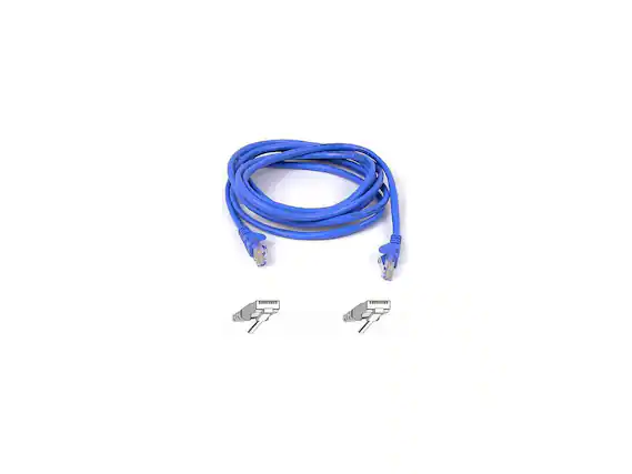 Front. Belkin - Belkin A3L980-30-BLU-S 30 ft. Cat 6 Blue Cat. 6 UTP Patch Cable.