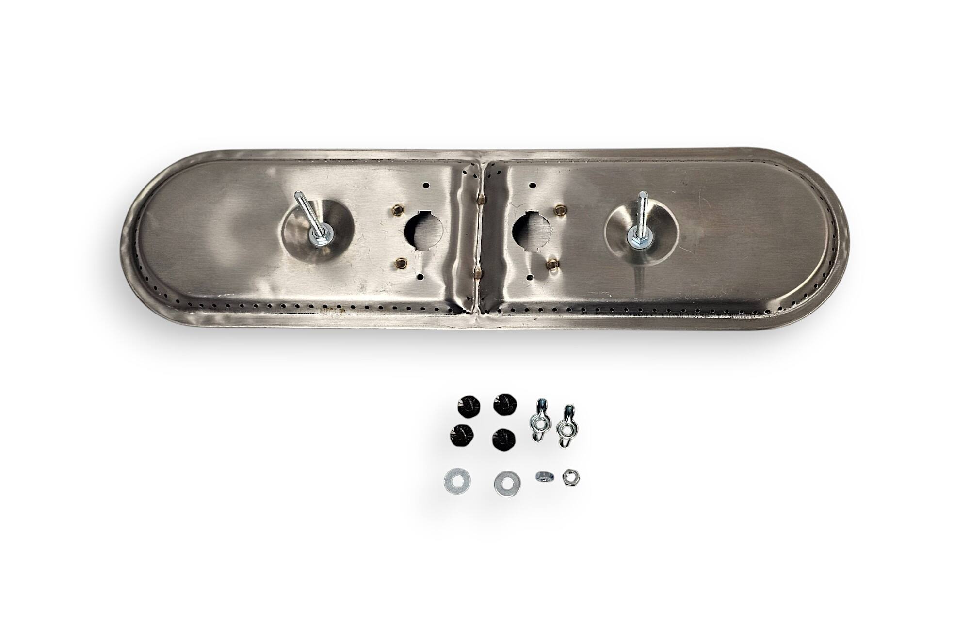 Alt View 2. Music City Metals - Music City Metals - MCM101510225 burner head ovl twn 2.25 ss 14.75 x 4 burners and venturi.