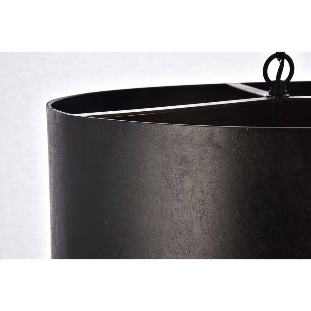 Alt View 1. Living District - Miro Collection Pendant D20 H11.75 Lt:3 Vintage Black Finish - Vintage Black.